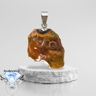 آویز سنگ سلطانی زرد حجازی اصل A38