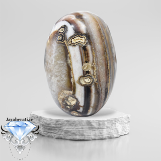 نگین عقیق سلیمانی معدنی M24