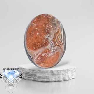 نگین عقیق داودی اصل خوشرنگ و خاص D18