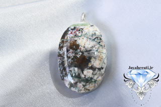 آویز عقیق شجر هفت رنگ فردوس A22