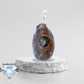 آویز سنگ باباقوری تک چشم یمنی اصیل و معدنی A27